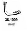 PEUGE 170567 Exhaust Pipe